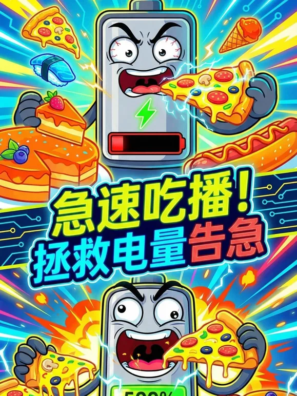 急速吃播!拯救电量告急